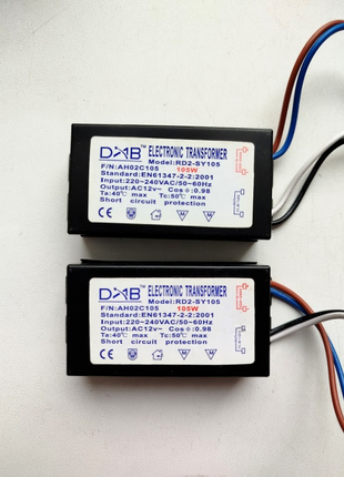 Трансформатор понижающий для галогенной люстры 220-12 в 220v 12v 100 вт 105 вт