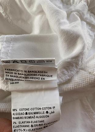 Белые брюки для девочки 8-9 лет 4