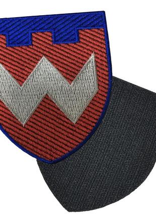 Шеврон "126 отдельная бригада тро", 7х8см, на липучке