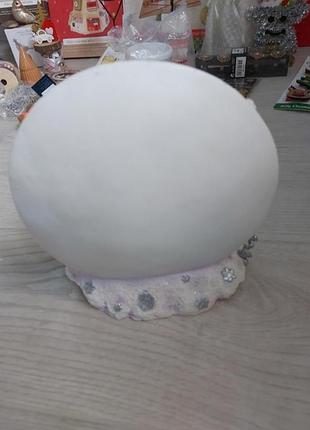 Новогодняя тарелка, декор 5