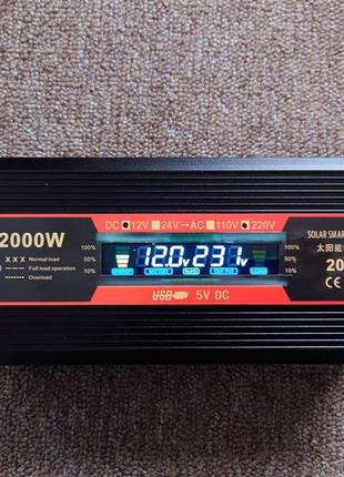Інвертор sine wave inverter 12v 550w (peak=2000w)2 фото