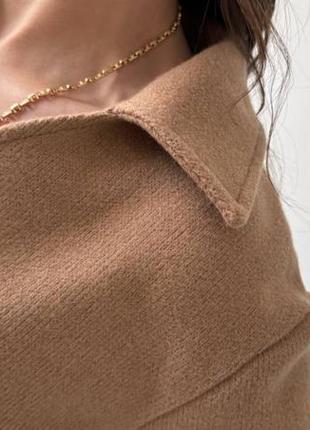 Костюм женский с юбкой теплый из ангоры