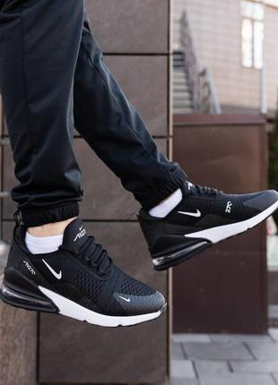 Чоловічі кросівки nike air max 270 black white6 фото