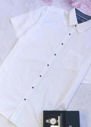 Рубашка сорочка біла базова4 фото