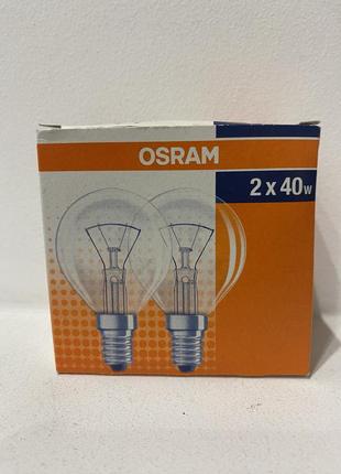 Osram 2er pack 40 w e14 лампа розжарювання