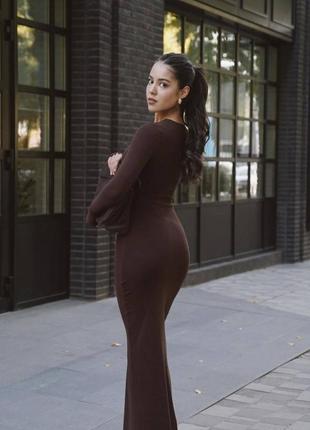 Сукня максі, сукня в стилі скімс, сукня обтягуюча довга