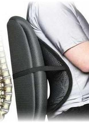 Упор поясничный seat back сетка, поддержка поясницы, для спины rk-738 salemarket