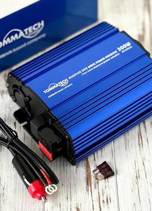 Преобразователь напряжения автомобильный инвертор tommatech ms-300 12v dc-220v ac 300w max 600w