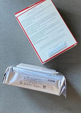 Shiseido refreshing cleaner салфетки для снятия макияжа