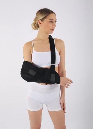 Бандаж косинка для підтримки руки під час перелому, пов'язка на ліктьовий суглоб розмір s