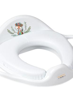 Накладка на унітаз м'яка tega wild & free soft toilet trainer little fox dz-020-103-lisek white (білий)