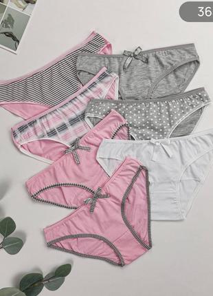 Набор женских трусиков слипы nicoletta турция недельки | 7 шт.