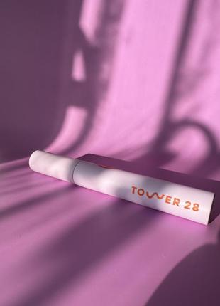 Tower 28 beauty makewaves lengthening + volumizing mascara туш для подовження вій5 фото