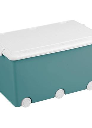 Ящик для іграшок tega multifuncional box 58x32 cm pw-001-165 mineral blue (бірюзовий)