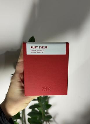 Женский парфюм ruby syrup 90 ml от zara