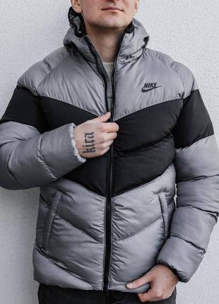 Зимняя мужская спортивная куртка пуховик restock nike tech fleece craigslist fit