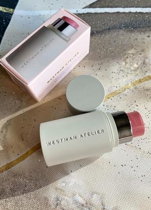 Westman atelier baby cheeks lip + cheek cream blush stick кремовые румяна в стоке оттенок petal5 фото