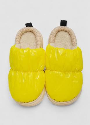 Капці жіночі домашні, колір жовтий
