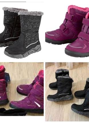 Сапоги с мембраной waterproof для девочки pepperts 3m scotchlite