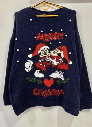Жіночий новорічний светр c&a ( німеччина ) розмір м , l , xl