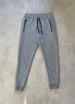 Зимние мужские спортивные штаны на флисе adidas