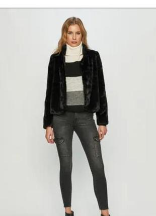 Шубка куртка из меха на кнопках only p.s