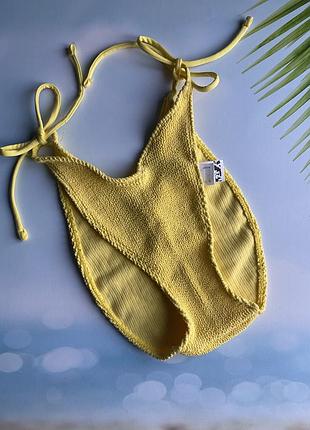 Плавки жовті на завʼязках резинка asos one size