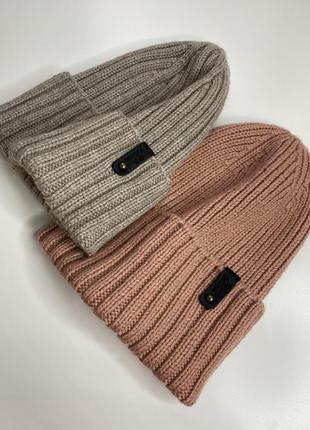 Шапка из итальянской мериносовой шерсти