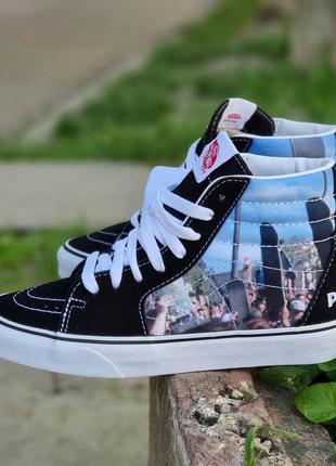 Високі кеди vans × moca sk8-hi