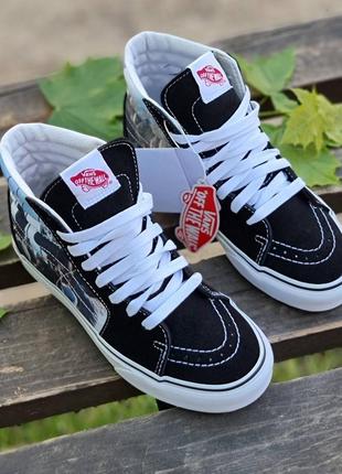 Високі кеди vans × moca sk8-hi2 фото