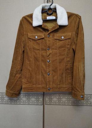 Джинсова вельветова куртка