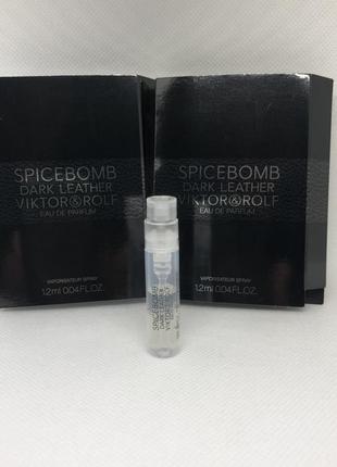 Оригінал пробник парфумована вода viktor&rolf spicebomb dark leather