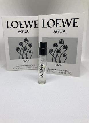 Оригинальный пробник парфюмированная вода loewe agua drop