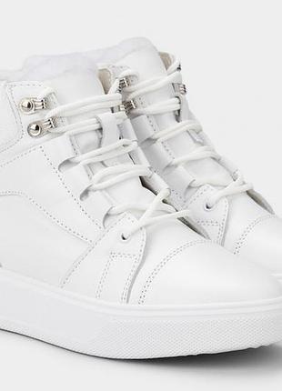 Шкіряні, зимові черевики *braska* bs4227