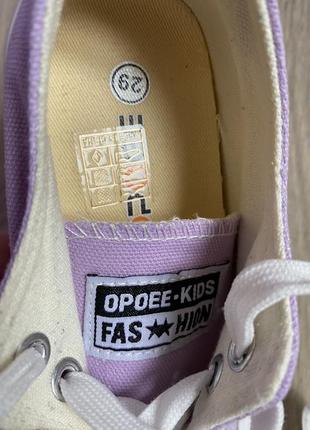 Модные детские текстильные сиреневые лавандовые кеды кроссовки кроссовки на девочку 29...