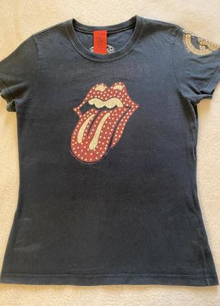 Футболка rolling stones сша swarovski р. м