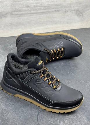 Чоловічі шкіряні зимові кросівки/черевики6 фото