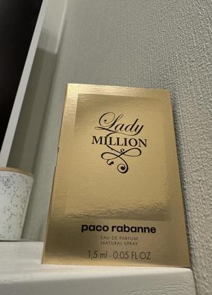 Paco rabanne lady million парфумована вода