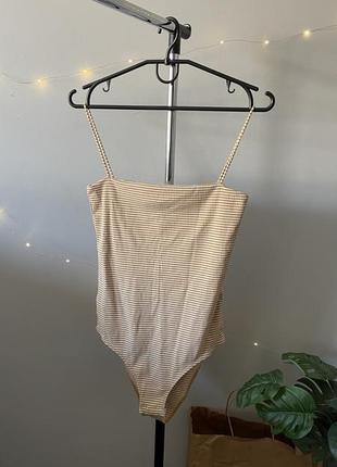 Боді у рубчик h&m
