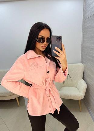 Пальто в стилі miu miu