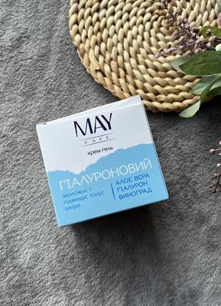 Мау face гіалуроновий крем гель для обличчя