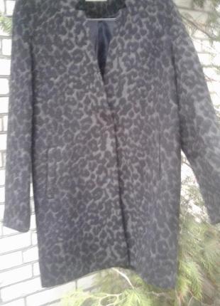 Модний тренч пальто 42-46 розміру з принтом лео