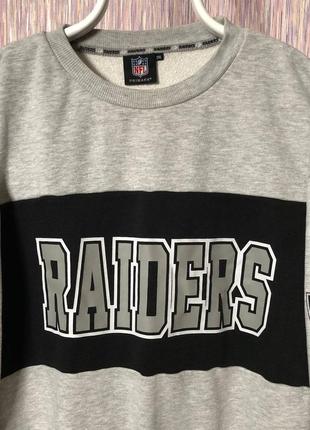 Світшот nfl raiders xl-2xl кофта регбійна мерч регбі нфл регбійка