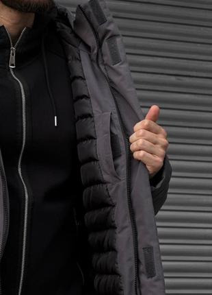 Зимняя мужская куртка на пуху gard удлиненная