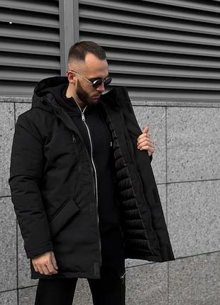 Зимняя мужская куртка на пуху gard удлиненная