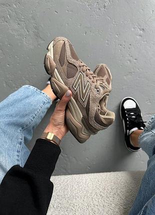 Женские кроссовки new balance 9060 beige