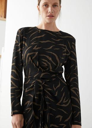 Платье &amp; other stories midi slit System dress