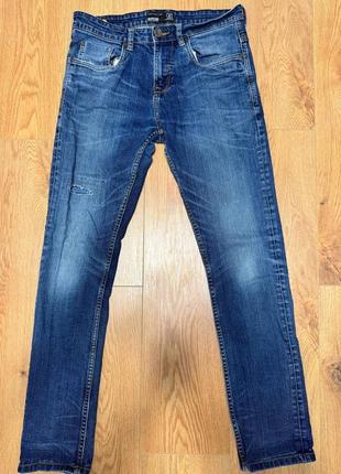 Джинси сині чоловічі slim smog denim jeans casual, розмір m (w31 l32).