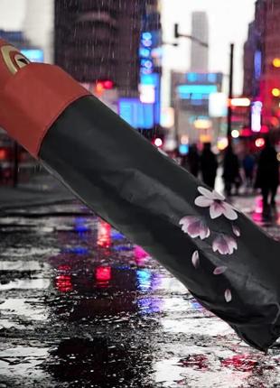 Зонт женский susino flower sakura полуавтомат на 9 спиц