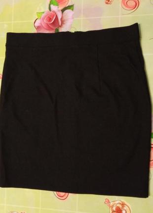 Фирменная мини стрейч юбка р. - l